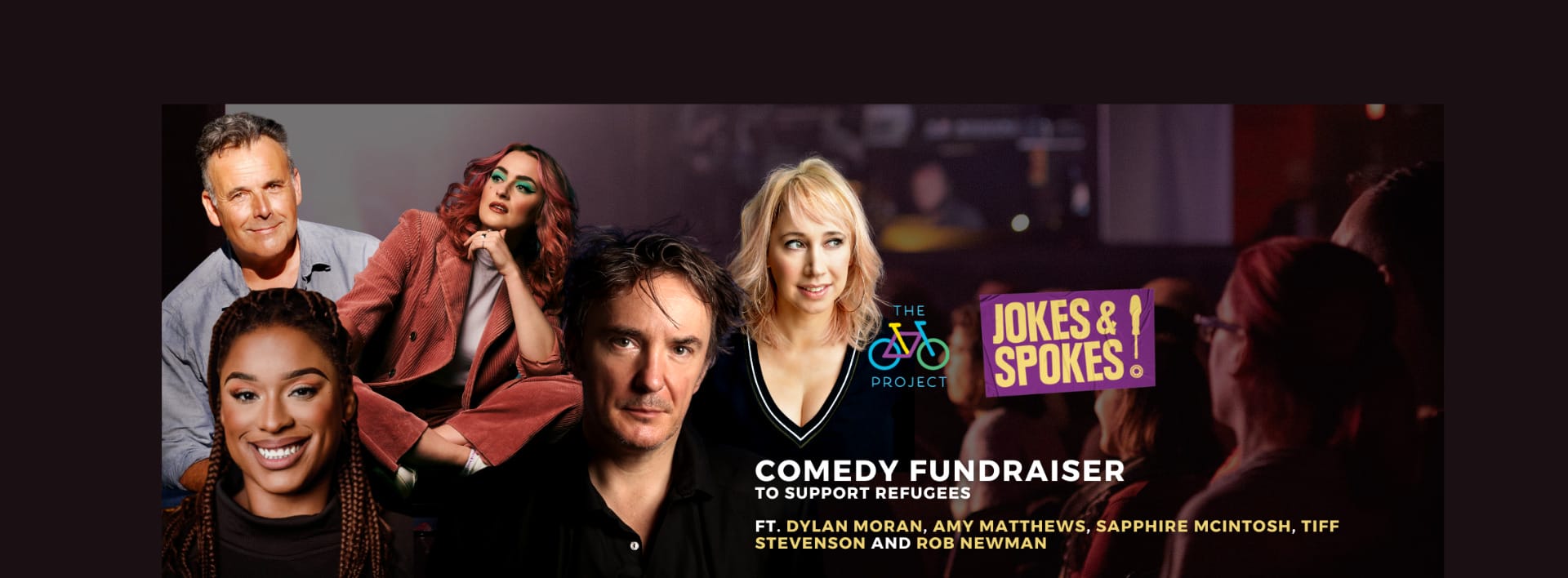 The Bike Project Comedy Fundraiser: Jokes and Spokes with Dylan Moran