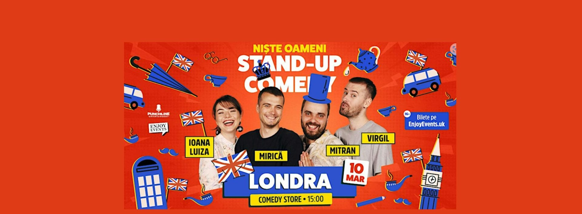 Stand-Up Comedy cu NIȘTE OAMENI | LONDRA